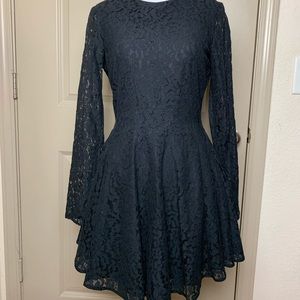 H&M Black Low/High Lace Mini